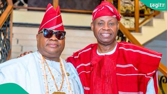 Davido’s Father and Governor Adeleke’s heartwarming moment after certificate of return gets people talking
