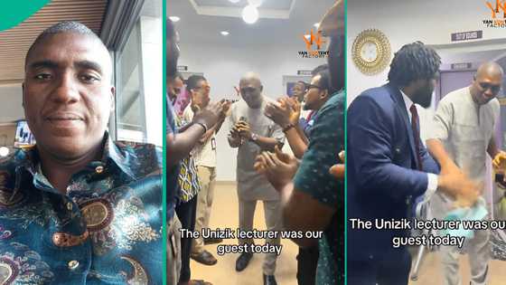 Assaulted UNIZIK lecturer dances in new video as group hail his conduct during viral incident