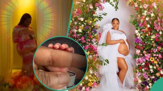 Actress Uche Ogbodo welcomes baby boy after expecting twins, says “I’m still Mama Ejima”