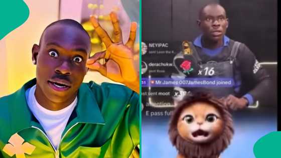 GehGeh in awe as he receives TikTok Lion gifts, more, fans say: "Money you refused to give ur woman"