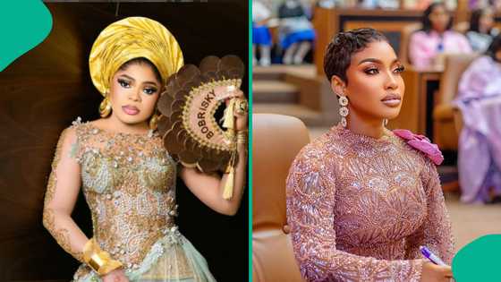 Bobrisky shares Tonto Dikeh’s reaction after he shared his provocative photos with her