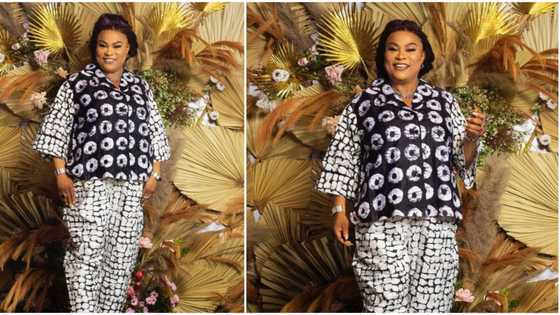 Easter Celebration: Easy on Us Oba, Reactions As Sola Sobowale Lightens Up Many Faces With Her Outfit