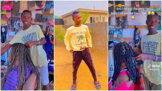 "They regretted doubting me": 17-year-old male hairdresser who makes fine knotless, stitch & Ghana braids