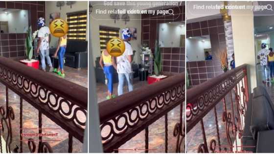 "Where are their parents?" Nigerian boy spotted lodging with girl in hotel, video leaks online