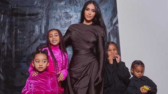 Kim Kardashian shares adorable photos wearing matching pajamas with her kids for Easter lunch