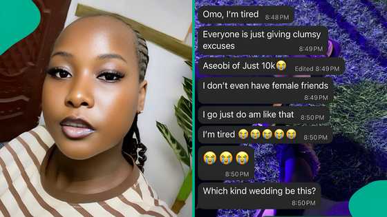 Bride-to-be laments in viral WhatsApp chat as ladies decline joining her asoebi team: "I am tired"