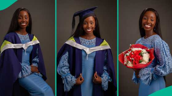 University of Ibadan graduate bags first class in law, shares graduation photos