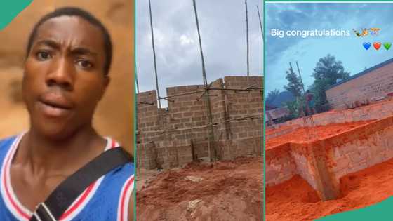 Congratulations pours in for man who successfully builds his own house, rejoices in social media