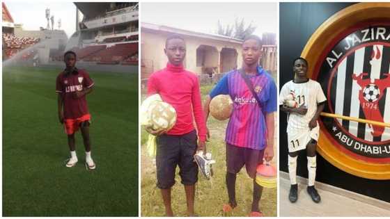 Boy who played football on the streets makes it, flies to Abu Dhabi to pursue his passion, shares fine photos