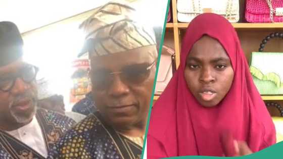 Young lady in Ogun state grasps opportunity before her, sells handbag to vice president of Nigeria