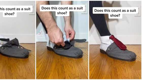 Video of man wearing 'corporate' shoes leaves internet users cracking up