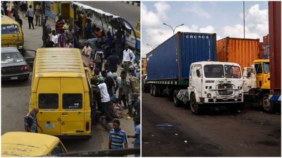 JUST IN: 8 people dead as container falls on commercial bus in Lagos