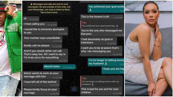 He loves you and your children: Chiefpriest shares Maria's message to sister begging her to return to husband