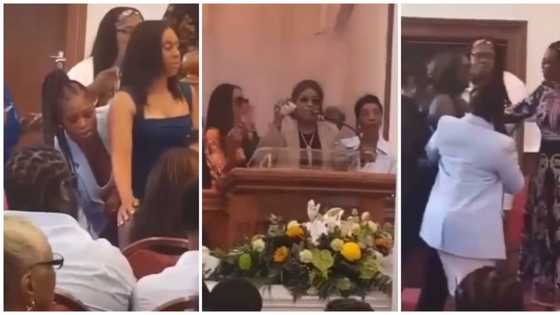 "His wife was putting stuff in his food": Lady causes stir at funeral with last words of the deceased
