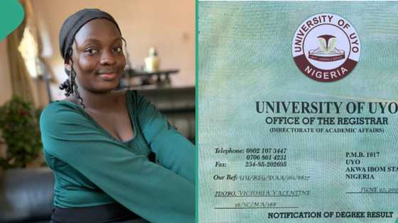 University of Uyo student graduates with first class gegree in mathematics, posts certificate online