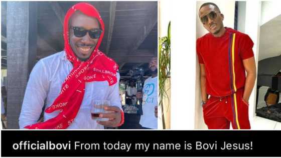 Comedian Bovi slams internet user for advising him against adding Jesus to his name