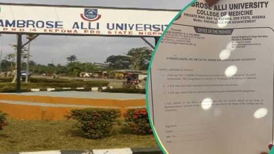 Outrage as Ambrose Alli University medical students asked to sign undertaking