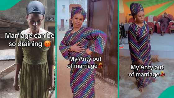 Nigerian woman's transformation after leaving her husband's house gets attention online