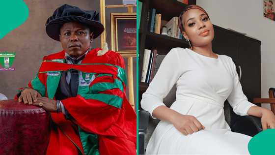 Imo State University lecturer reacts as his wife bags BSc in Economics, shares her degree result