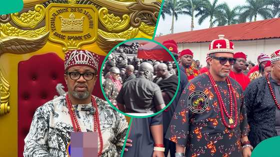 Nigerian king in Ghana breaks silence on viral encounter with Ghanaian king at royal ceremony