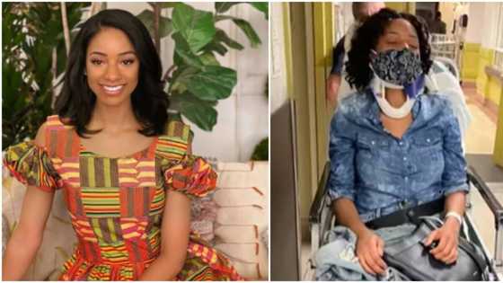 Alexx Ekubo's ex, Fancy Acholonu, involved in ghastly car crash, shares testimony with viral video