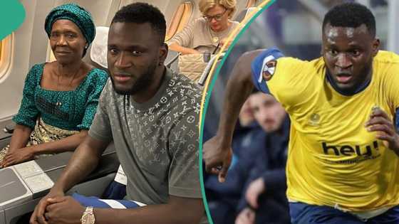 Super Eagles footballer Victor Boniface flies grandma to Germany to watch him play for the 1st time