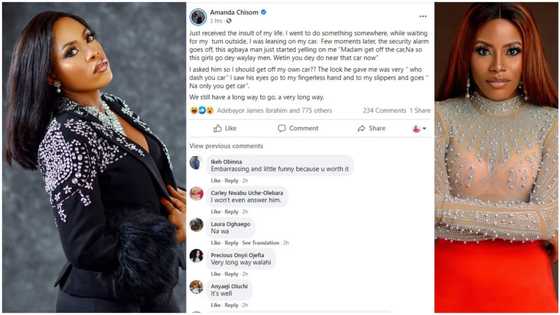 Get off that car, na so these girls dey do - Man embarrasses lady for leaning on her vehicle