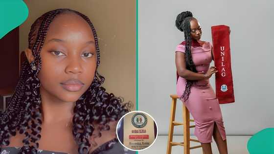 Young lady who was always 1st in school graduates from University of Lagos, breaks major record