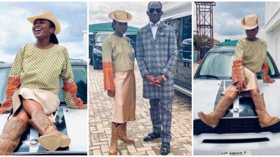 Mixed reactions as Pastor Enenche's daughter Deborah shares Afro-cowgirl look
