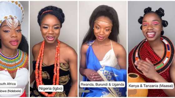 International Women's Day: Viral video of lady slaying in different African traditional outfits