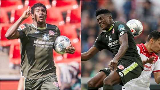 Nigerian Liverpool striker on loan to Bundesliga side scores to save his club from defeat