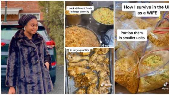 "My trick": Married Nigerian lady in UK shares how she survives by breaking her food into smaller units
