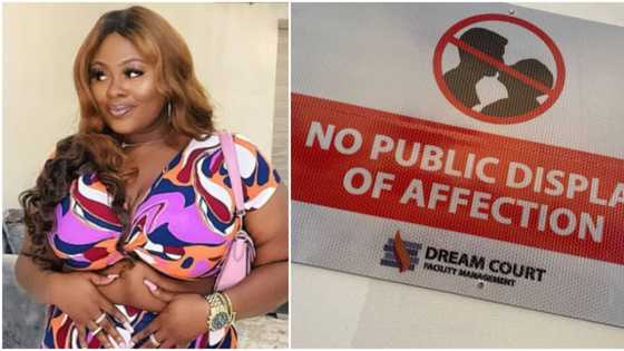 Dem don show single people shege: Hilarious reactions as OAP TaymiB laments over no PDA sign in an estate