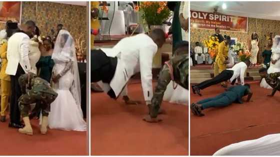 "My sister, get ready for him tonight": Reactions to viral video of man doing 26 push-ups for wife at wedding
