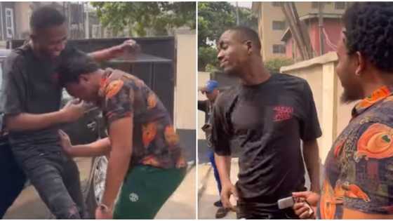 Where dem dey see money? Reactions as Josh2funny surprises producer of 4 years with new car