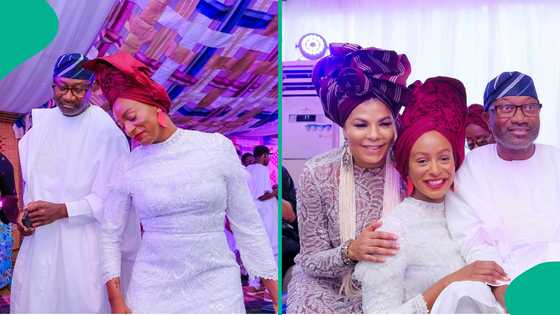 Femi Otedola, Cuppy and family dance during grandma's burial, video warms hearts: "Big personality"