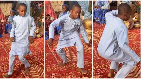 "Spray him money": Boy in blue dress dances at his elder sister's wedding, video of legwork goes viral