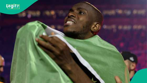Proud Nigerian: Victor Osimhen trades Galatasaray jersey to prove his love for motherland