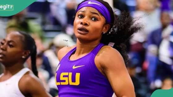 Tima Godbless: Nigerian sprinter wins big, emerges victorious at the Keyth Balley Invitational
