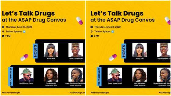 David Jones, Huwa Okoyomoh, and Oreoluwa Macaulay perform at ASAP Drug Convos