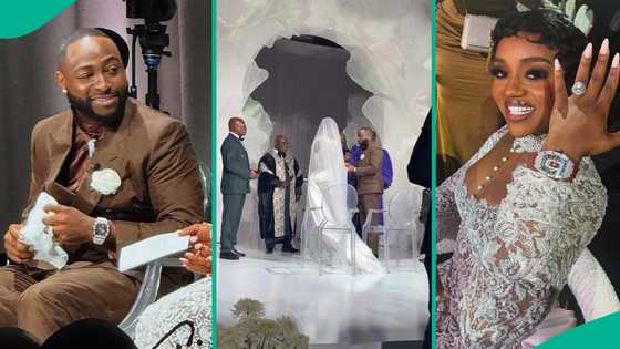 Chivido2025: Moment priest warned Davido about women as he exchanges vows with Chioma trends