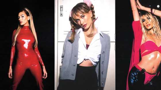 Hailey Bieber channels her inner Britney Spears in 4 iconic costumes for Halloween