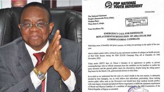 Elections: PDP youths call for replacement of Abia governorship candidate, Prof Ikonne
