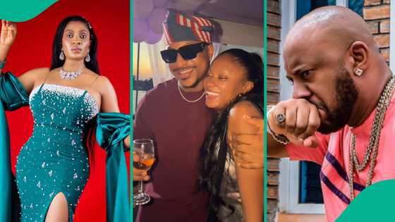 May Edochie and IK Ogbonna's dance video at party draws reactions: "Yul will start beefing him"