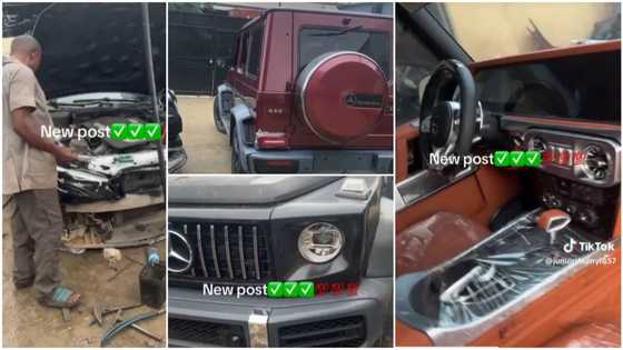 Nigerian man upgrades 2014 G-Wagon to 2022, changes its seats, dashboard & bumper, makes it look brand new