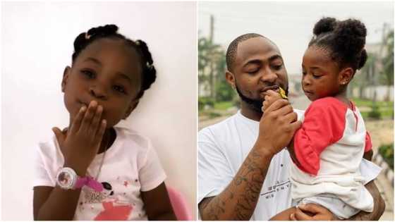 Imade Adeleke sends Father's day greeting to Davido and grandfather (photo, video)