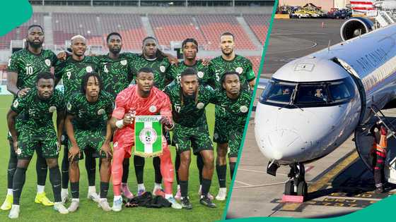 Super Eagles players delayed in Angola after emergency landing due to flight problems
