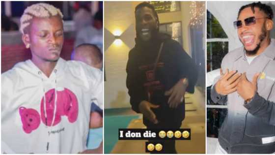 Poco you no show love o: Burna Boy imitates Zazu star Portable in hilarious video as he teases Poco Lee