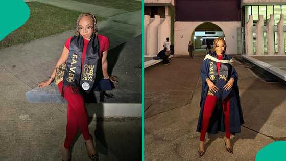 Singer Fave graduates from OAU with law degree, shares photos, fans react: “We made it out alive”