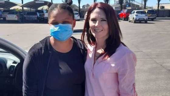 Lady misplaces her phone, honest stranger finds it on car bonnet and returns it safely